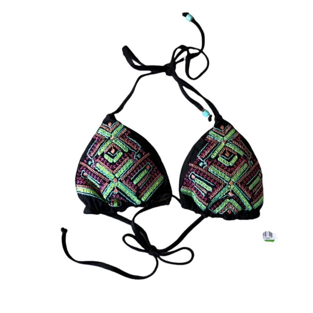 NWT Ella Moss Dream Weaver Triangle Bikini Top Large